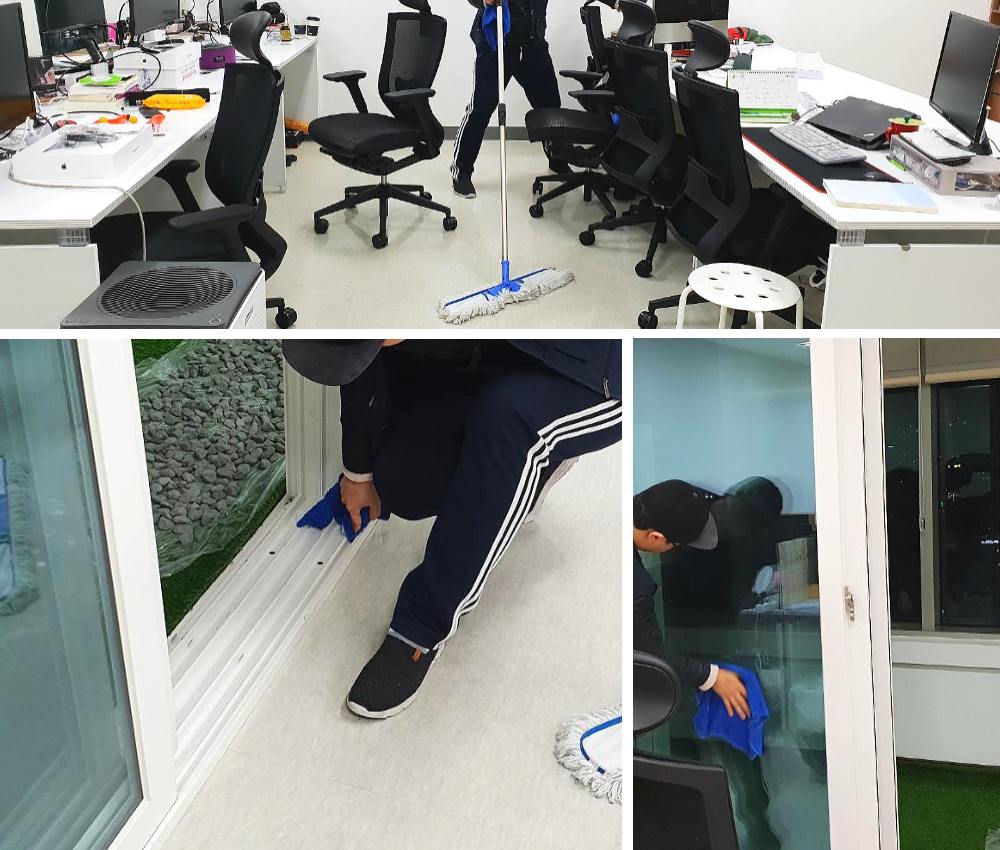의정부시 주1회 사무실청소 비용 알아보세요 관한 작업사진입니다.